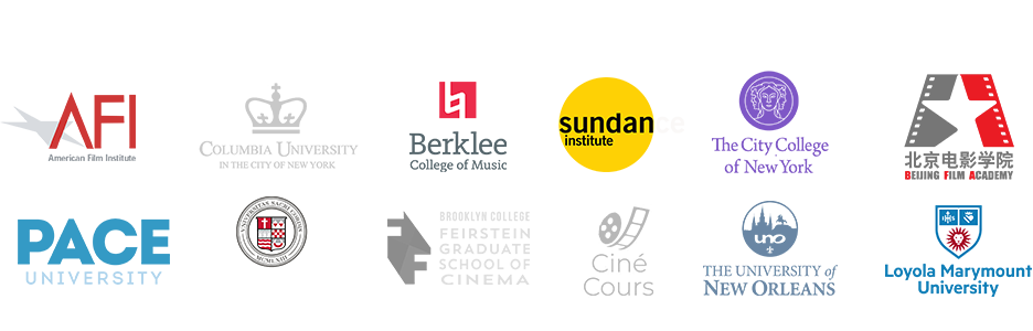 As featured at AFI Conservatory, Columbia University, Sundance Institute, Berklee, and more